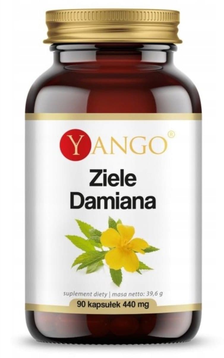 Yango Damiana Herb 10:1 - 90 vegetarische capsules – Yango packaging