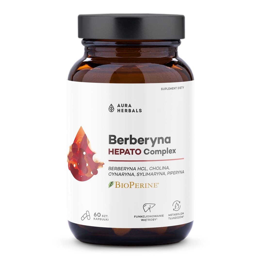 Aura Herbals - Complejo de berberina - 60 cápsulas – empaque