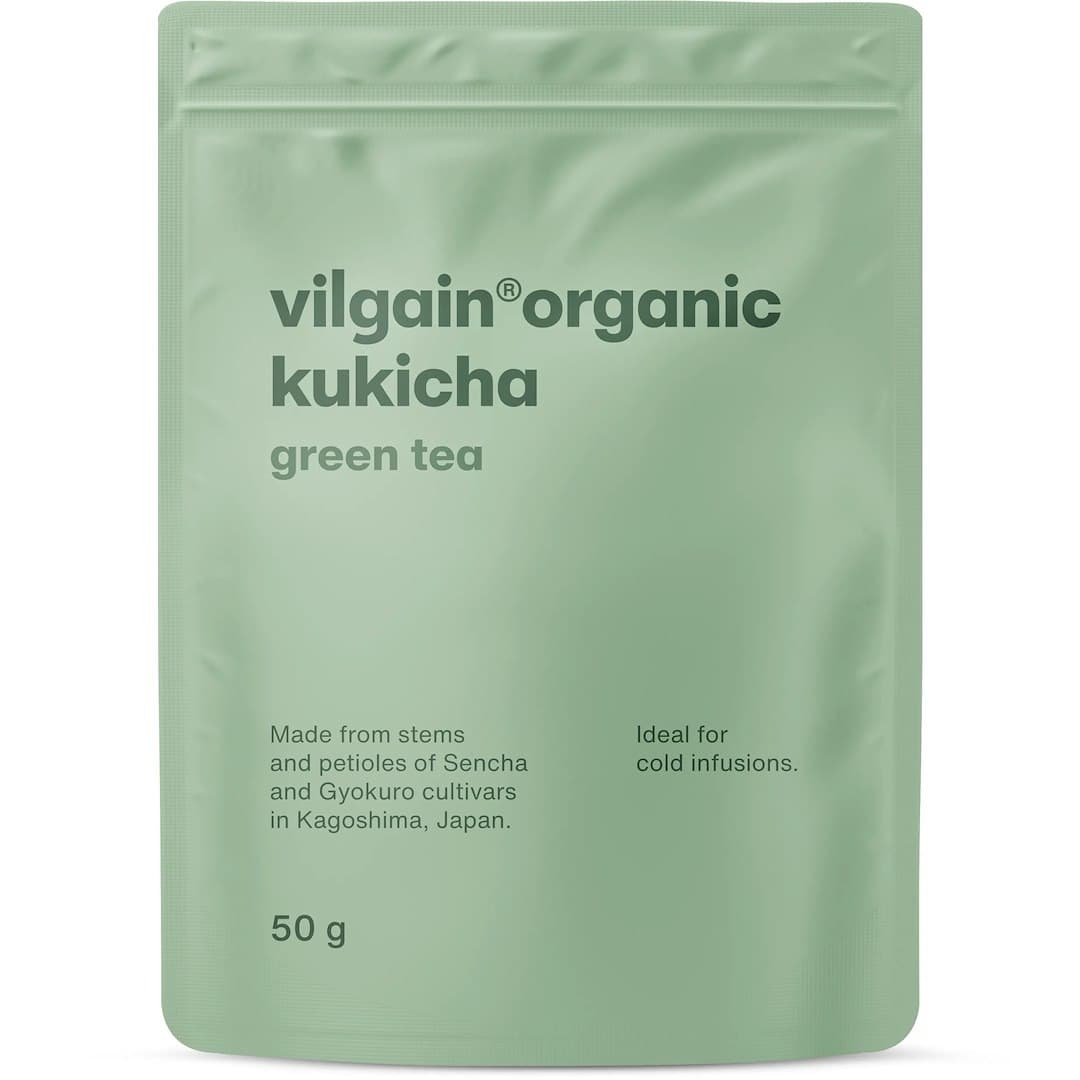 Vilgain Kukicha BIO Groene Thee 50 g – Vilgain verpakking