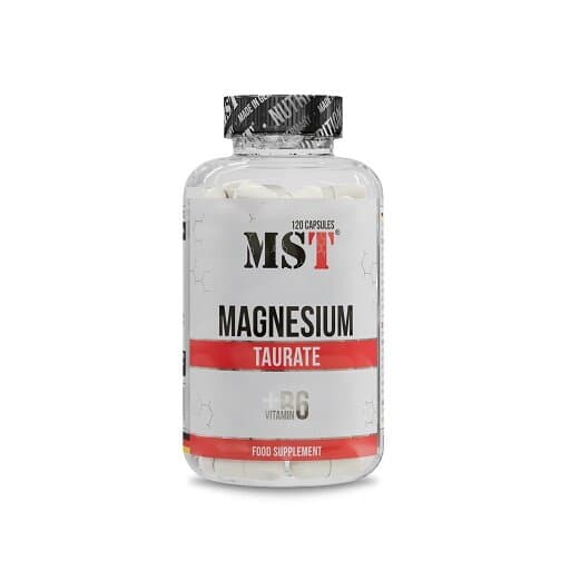 MST - Magnesiumtaurat og vitamin B6 - 120 kapsler – MST emballage