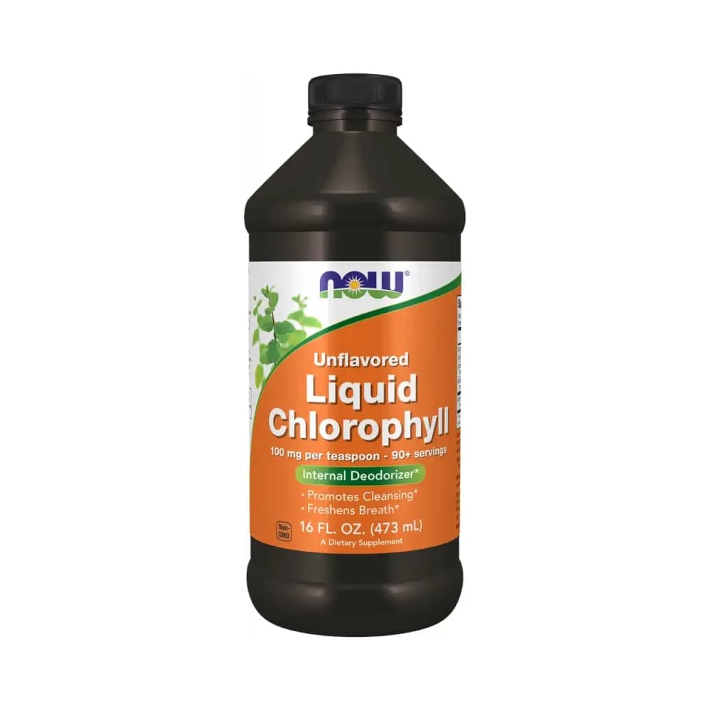 NOW Foods - Chlorophyll Liquid - Unflavoured - 16 FL. OZ.