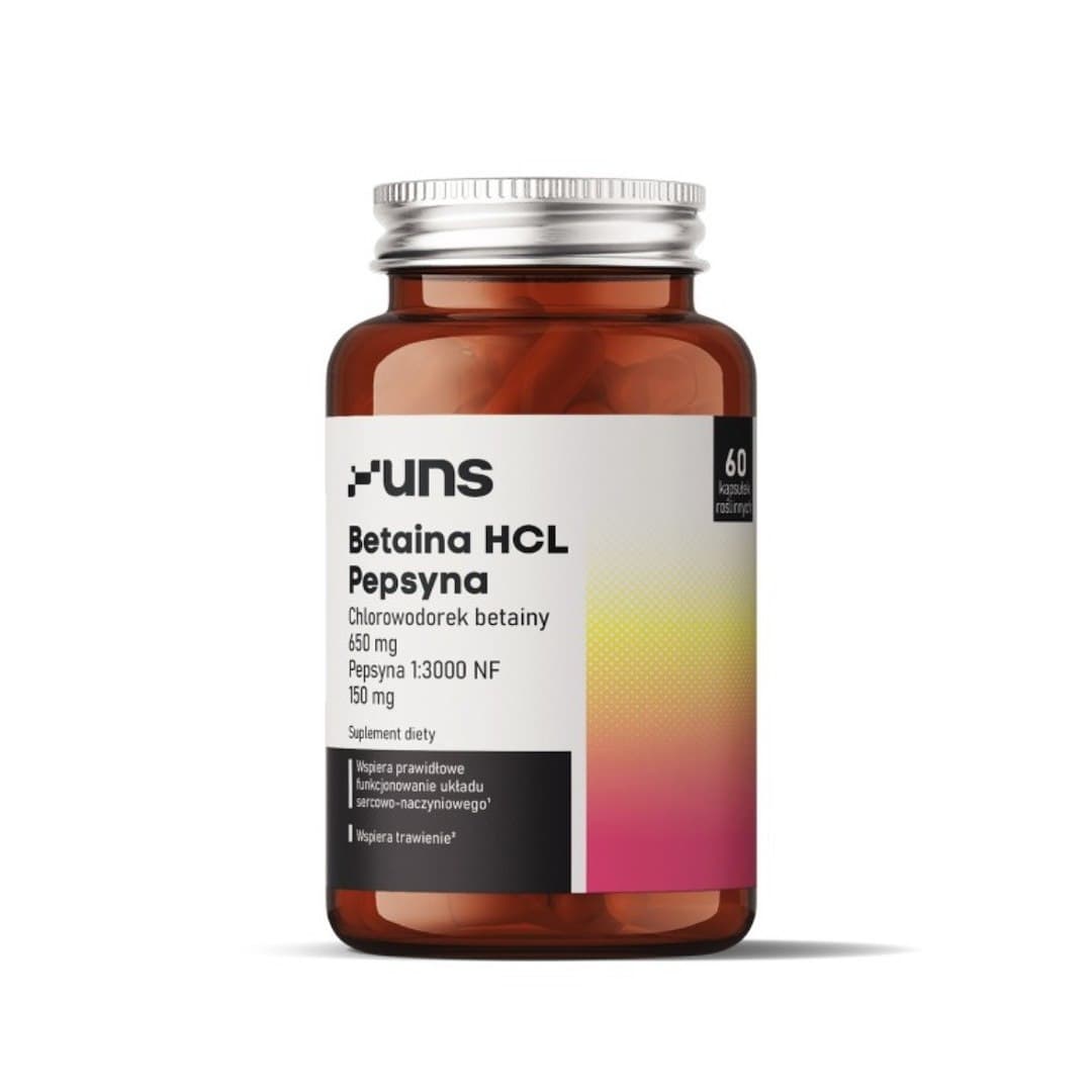 UNS - Betaina HCL Pepsina - 60 capsule – UNS confezione