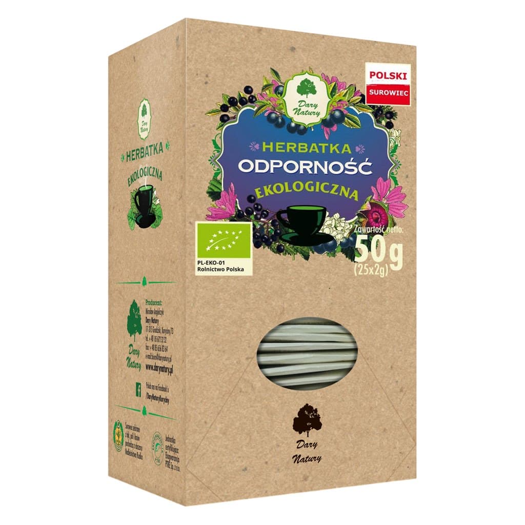 Dary Natury - Immunity Tea – Dary Natury förpackning