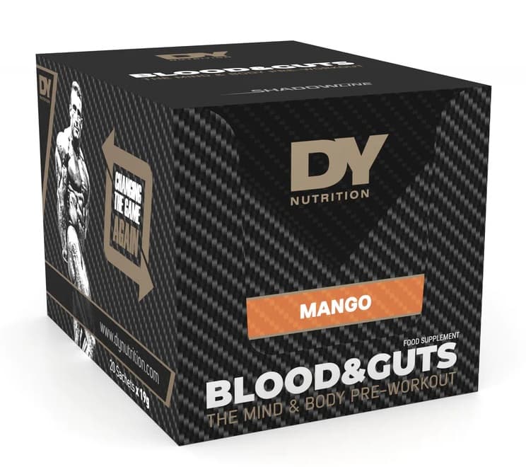 Dorian Yates - Blood and Guts Sachets – Dorian Yates förpackning