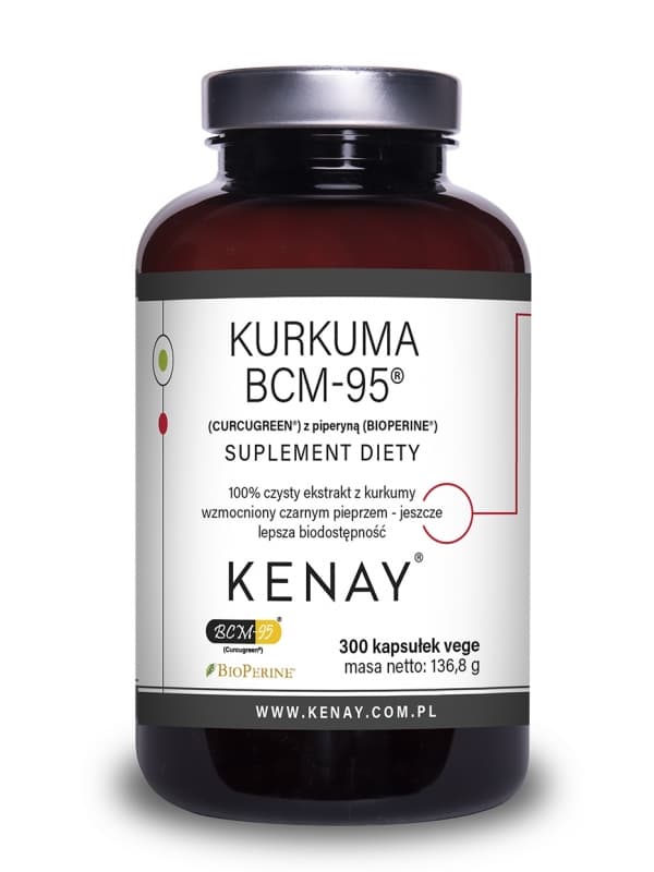 Kenay - Turmeric BCM-95 - 300 Capsules – packaging