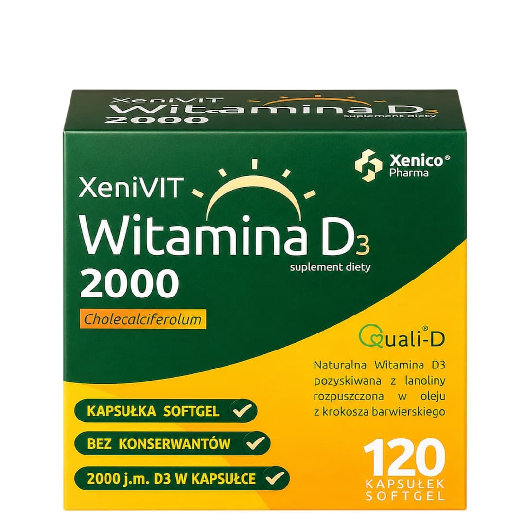 Xenico Pharma - XeniVIT Vitamin D3 – XENICO PHARMA förpackning