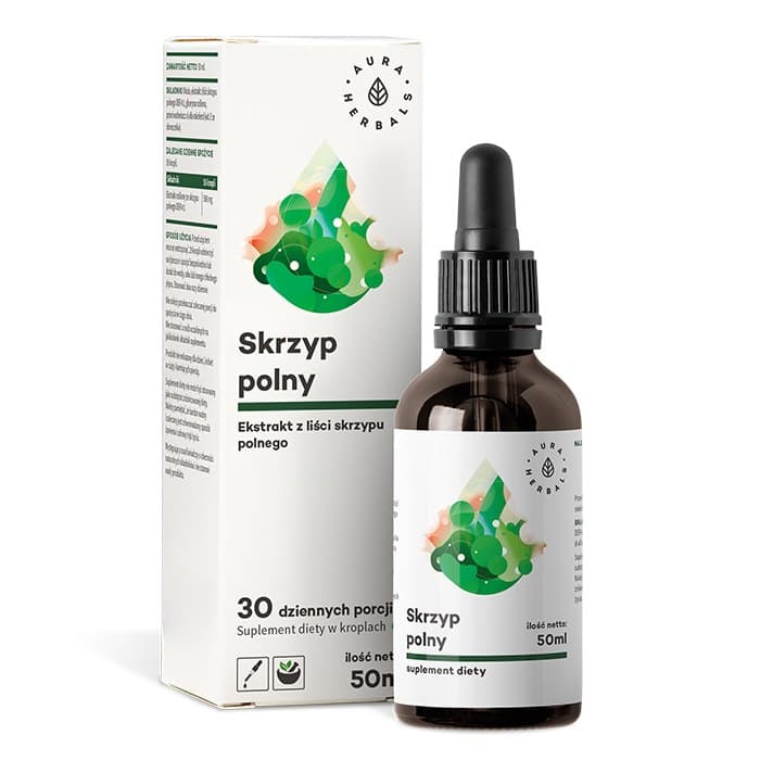 Aura Herbals - Field Horsetail Extract - 50ml – Aura Herbals förpackning