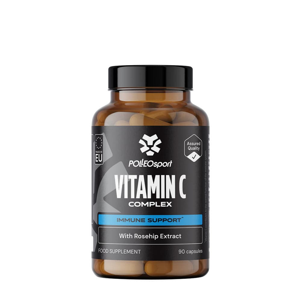 POLLEOsport - C-vitaminkompleks - 90 kapsler – POLLEOsport emballage