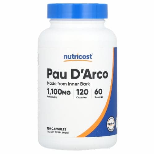 Nutricost - Pau d'Arco - 120 kapsułek – Nutricost opakowanie