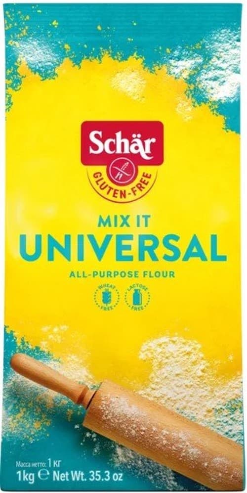 Schär - Mix It Universal All-Purpose Flour - 1kg – Schär förpackning