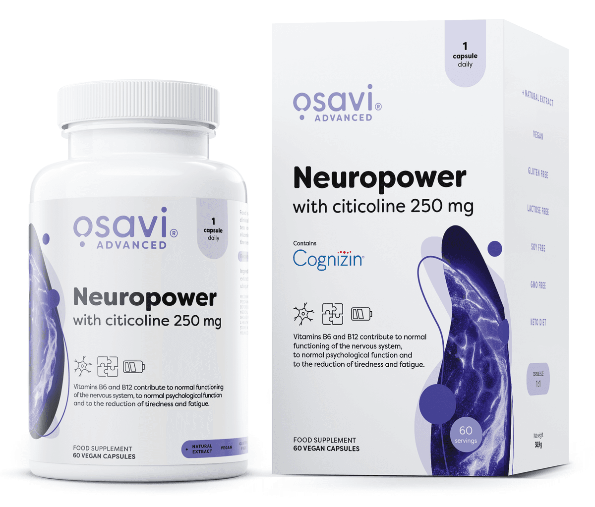 Osavi Neuropower avec CDP-choline 250mg – Osavi packaging