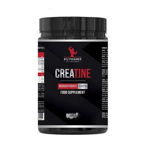 #GymJuice - Monohydrat kreatyny - 500 g – opakowanie