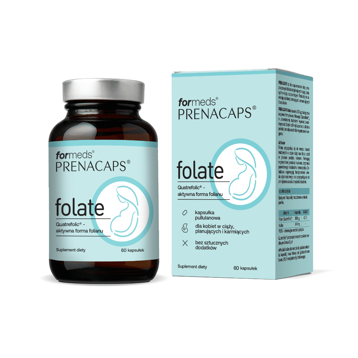 FORMEDS - Prenacaps Folato - 60 cápsulas – empaque