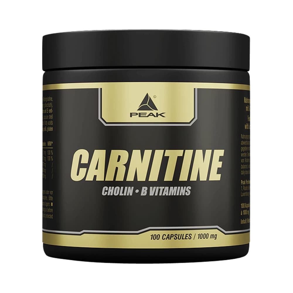 Peak - Carnitine - Standard - 100 capsules – Peak förpackning