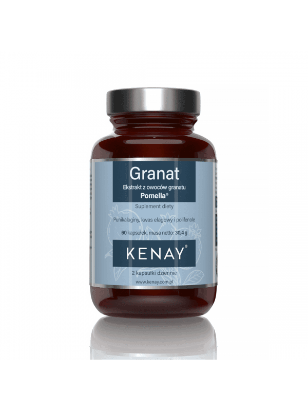 Kenay - Pomegranate Extract - 60 Capsules – packaging
