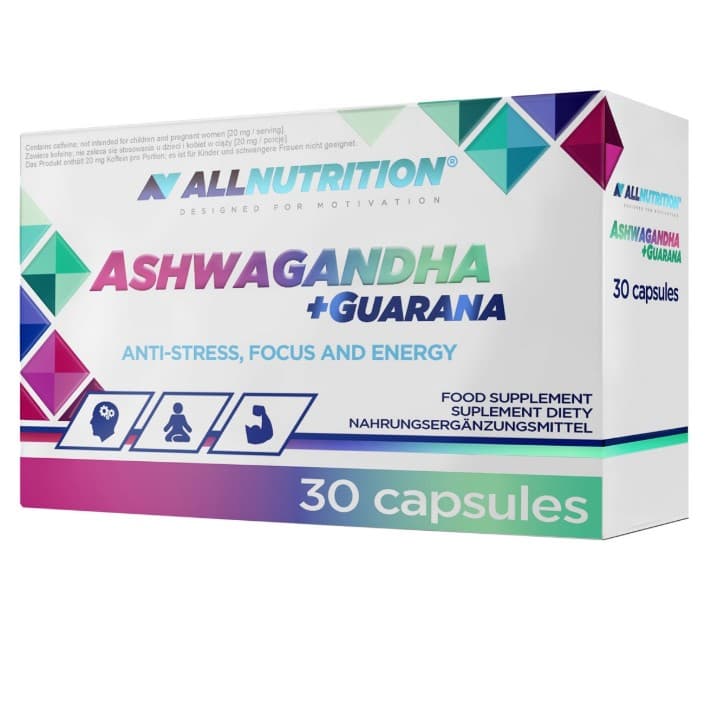 Allnutrition - Ashwagandha + Guarana - 30 Servings