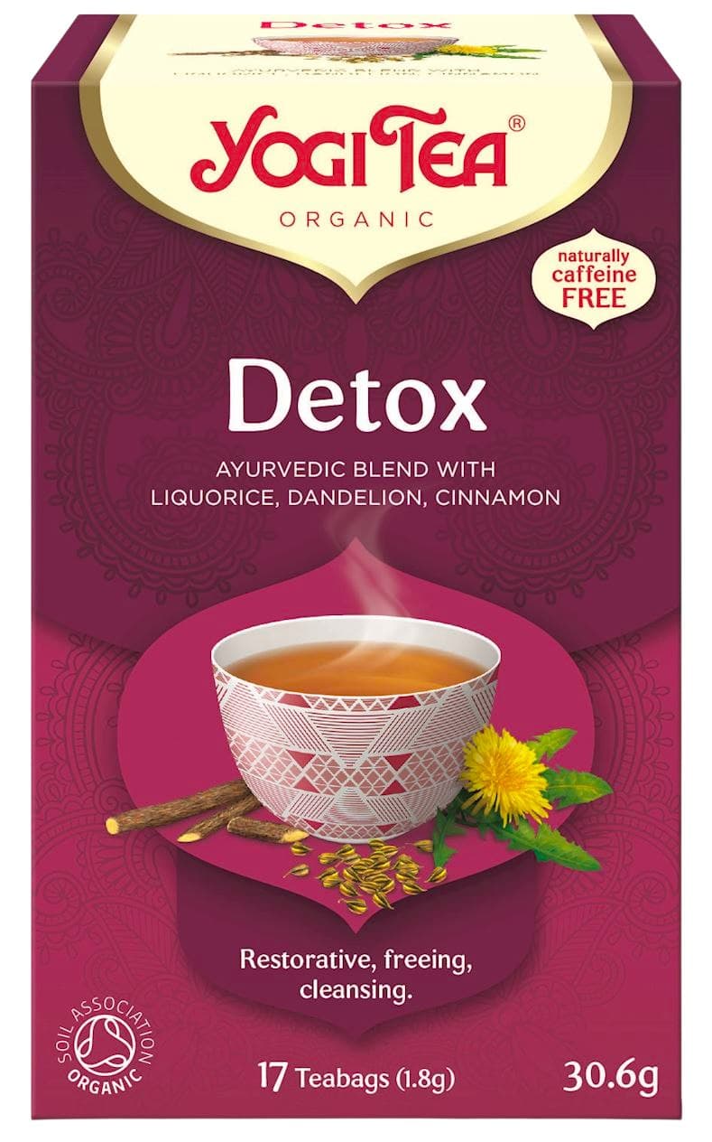 Yogi Tea Detox - 17 Bustine (1.8g ciascuna), 30.6g Totale