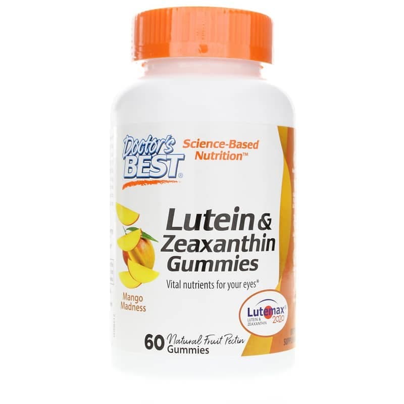 Doctor's Best - Lutein & Zeaxanthin Gummies - 60 Gummies – Doctor's Best förpackning