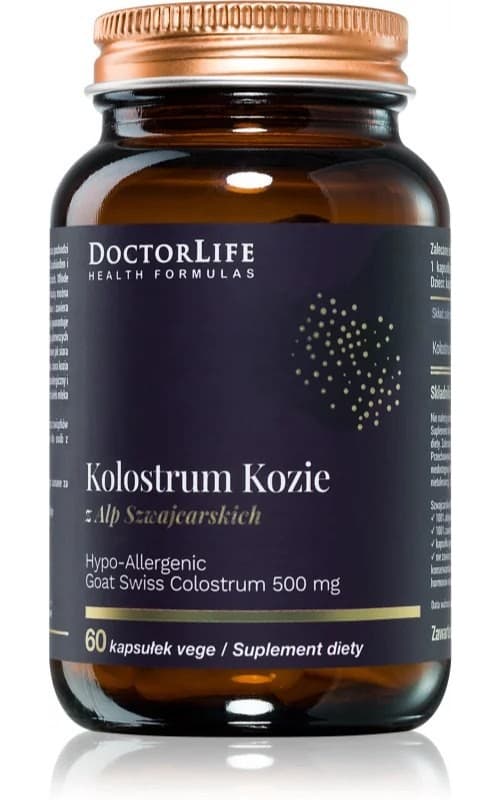Doctor Life - Goat Colostrum - 60 Caps – Doctor Life förpackning