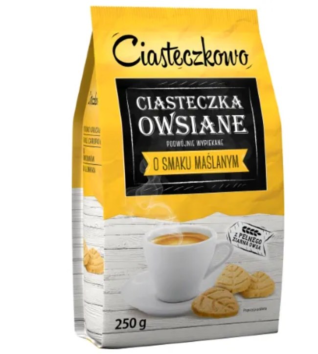 Ciasteczkowo - Havregrynskakor – Ciasteczkowo packaging