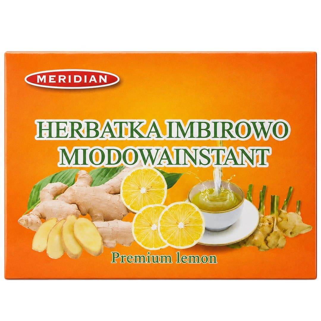 Meridian - Ginger Honey Instant Tea - 10 Sachets – Meridian förpackning