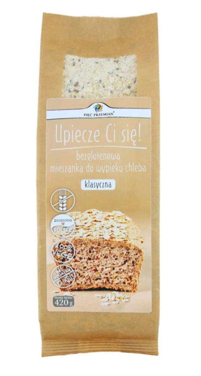 Pięć Przemian - Gluten-Free Bread Mix – Pięć Przemian packaging