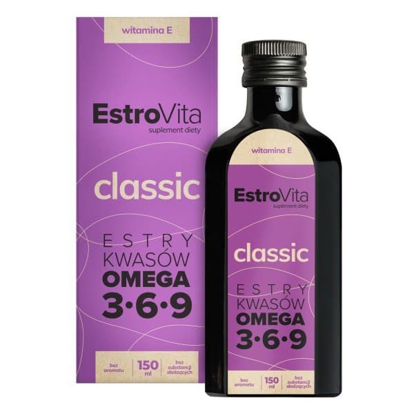 Estrovita - Omega 3-6-9 with Vitamin E – Estrovita förpackning