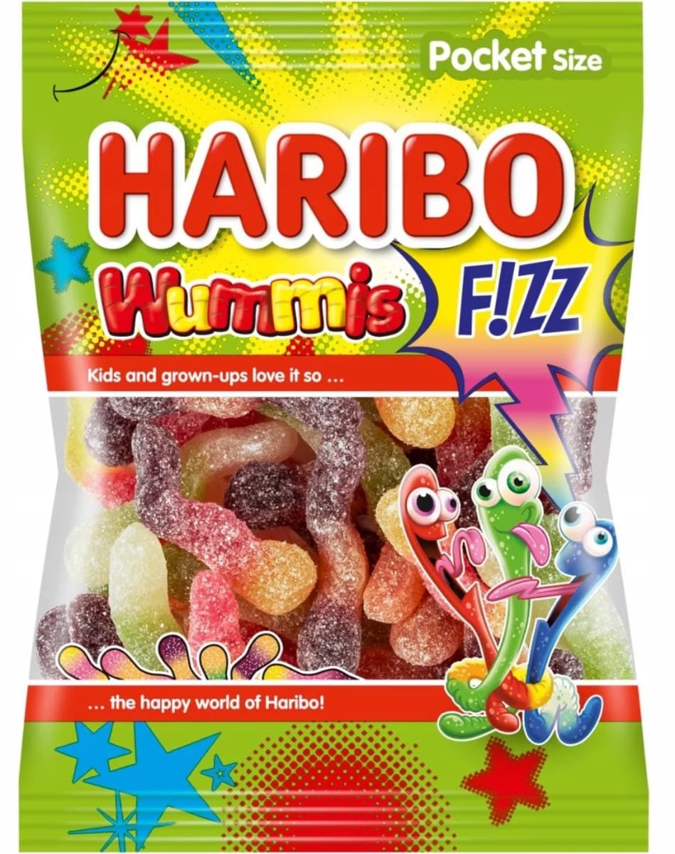 Haribo Wummis Fizz worms 100 g | FMCG-TRADE – HARIBO packaging
