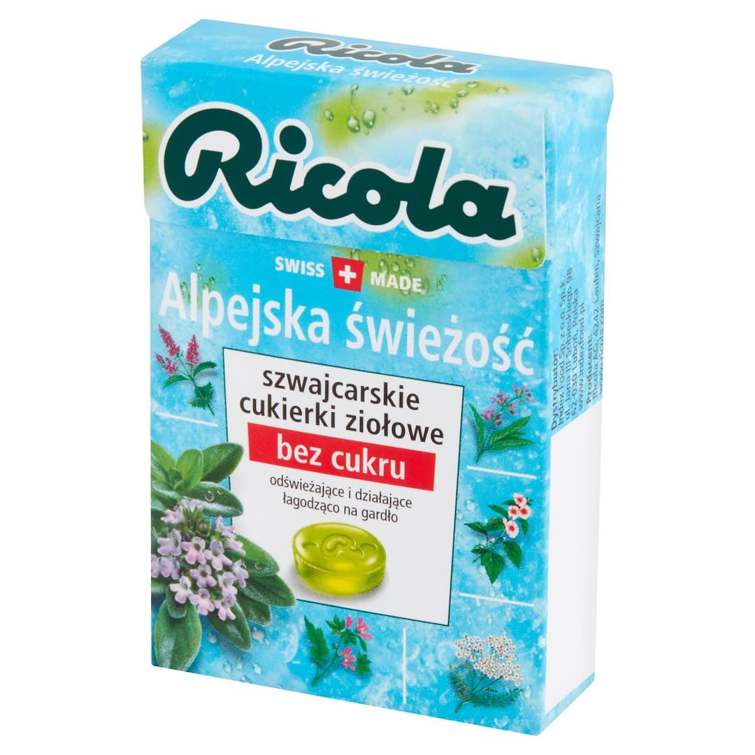 Ricola - Alpine Freshness - 27g – Ricola förpackning