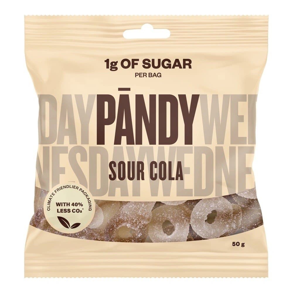 Big Nature - Sour Cola Gummies 50g – Big Nature förpackning