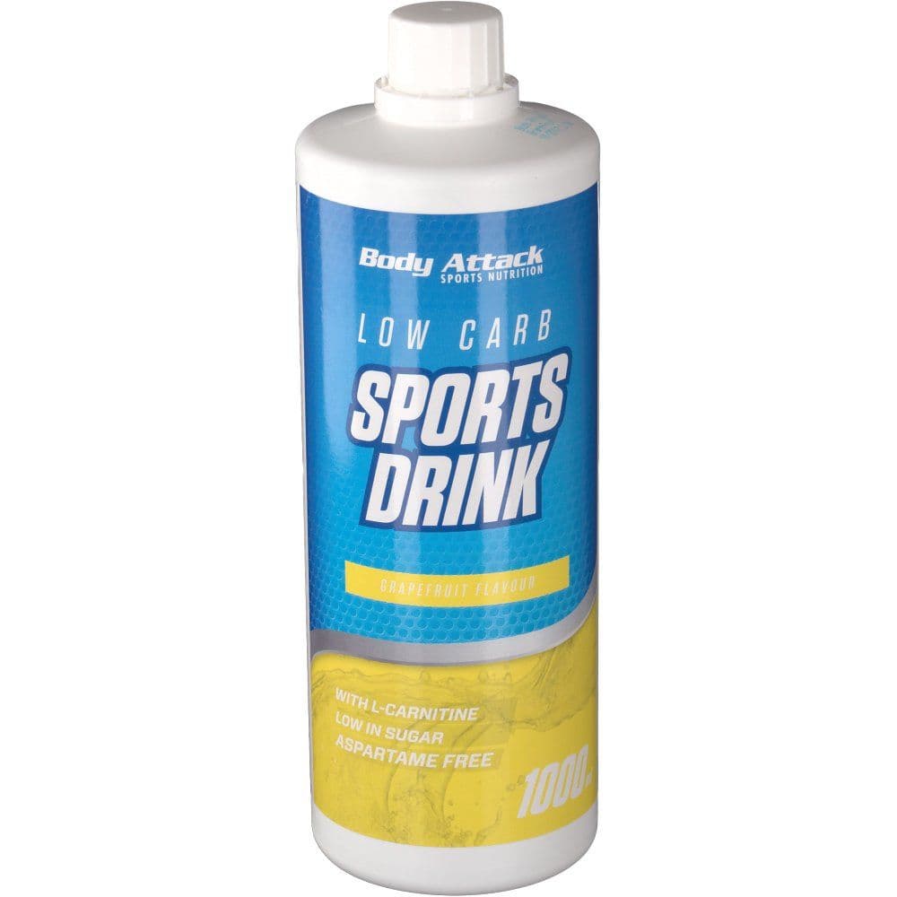Body Attack - Sportgetränk Zero - Grapefruit, 1000 ml – Body Attack Verpackung