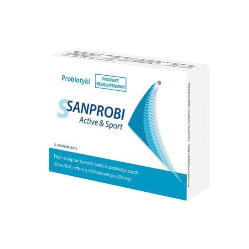 Sanprobi Active & Sport 40 capsule – Sanprobi confezione