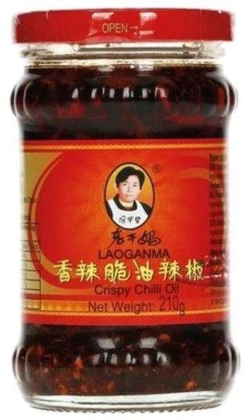 LaoGanMa Sos Chili z Chrupiącą Cebulą 210 g – LaoGanMa opakowanie