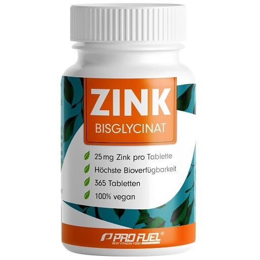 PRO FUEL - Zinkbisglycinat - 365 Tabletten – PRO FUEL Verpackung