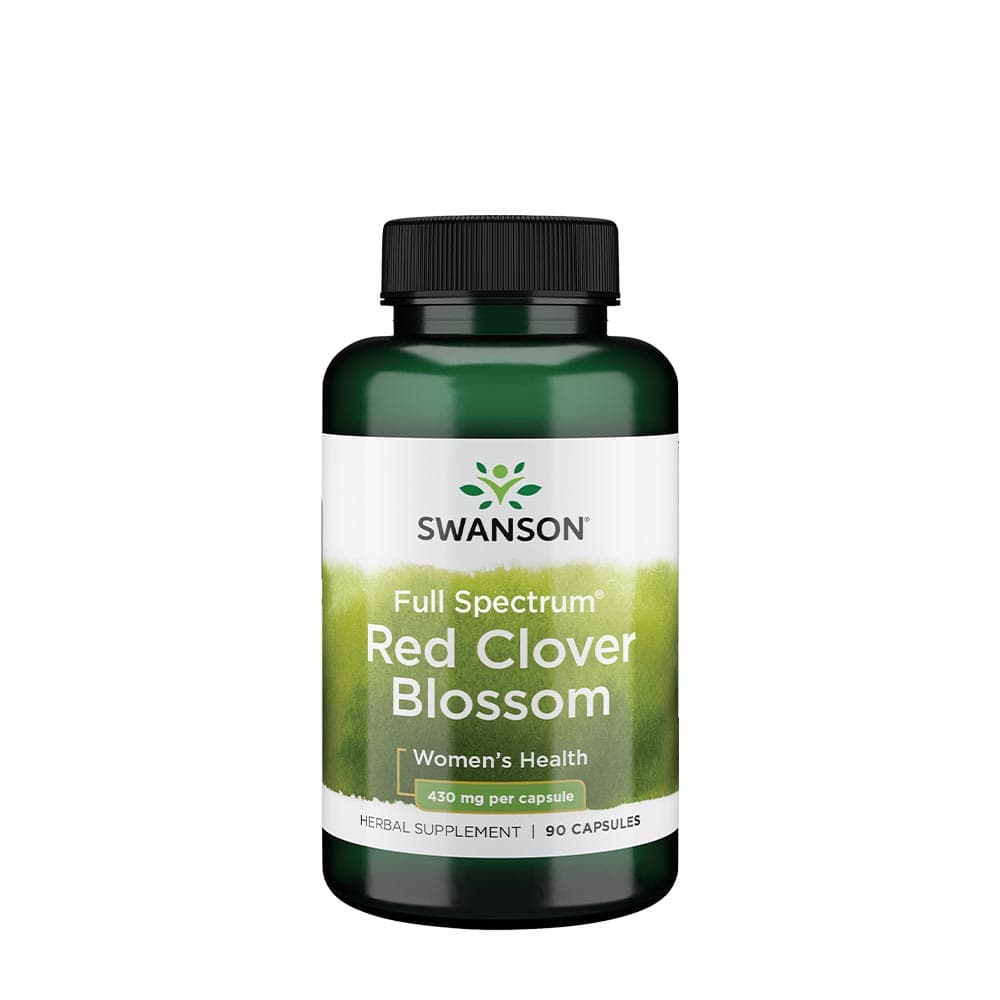 Swanson - Red Clover Blossom 500 mg kapsułki, 100 szt. – Swanson packaging