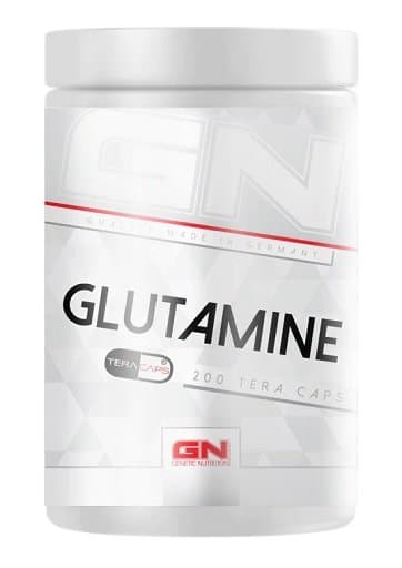 GN Genetic Nutrition - Glutamin - 200 Kapseln – GN Genetic Nutrition Verpackung