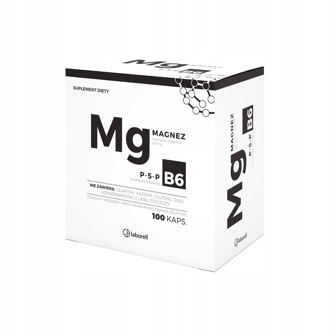 Laborell Magnesio con vitamina B6 100 capsule – Laborell confezione
