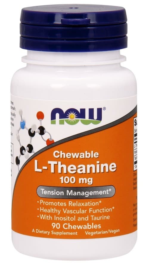 NOW Foods - L-Theanine - Calm Focus Support
