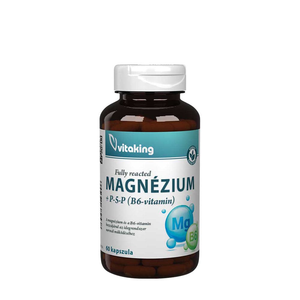 Vitaking Magnésio Bisglicinato + Vitamina B6 60 cápsulas – Vitaking packaging