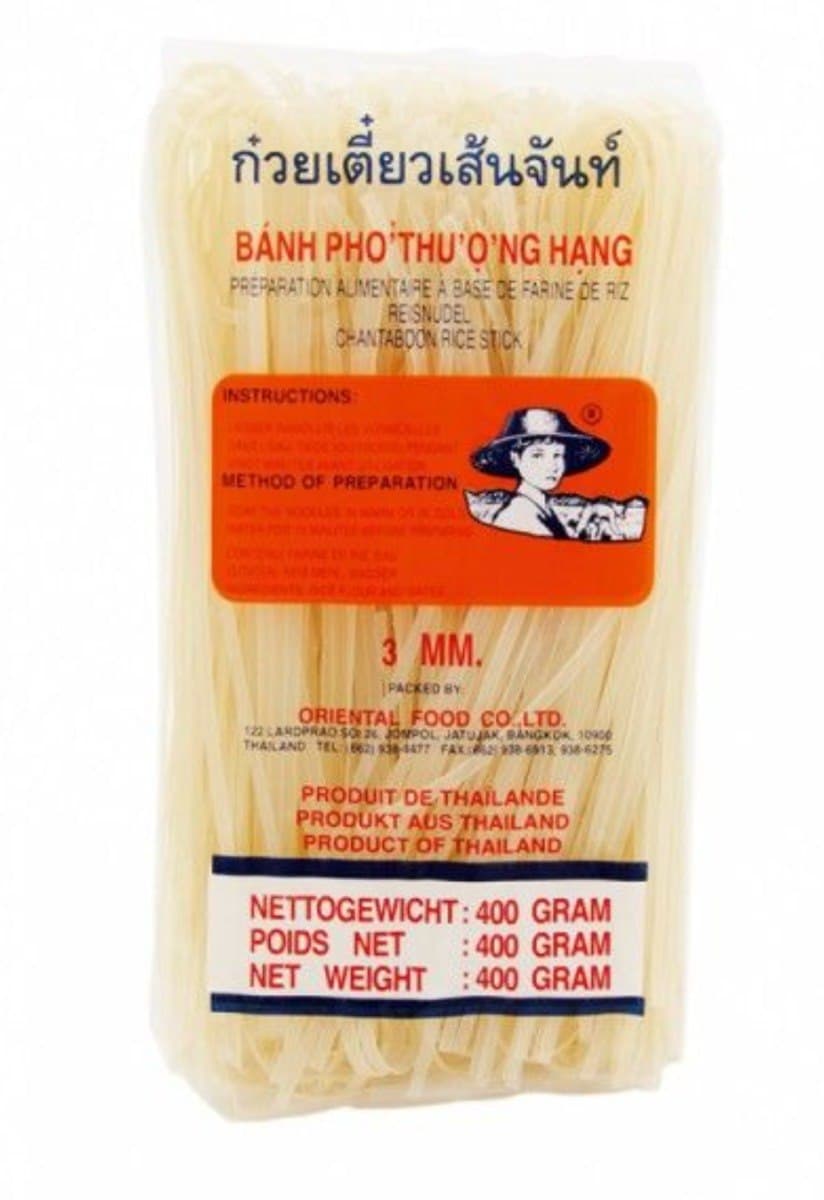 Oriental Food - Rice Stick Noodles - 400g – Oriental Food förpackning