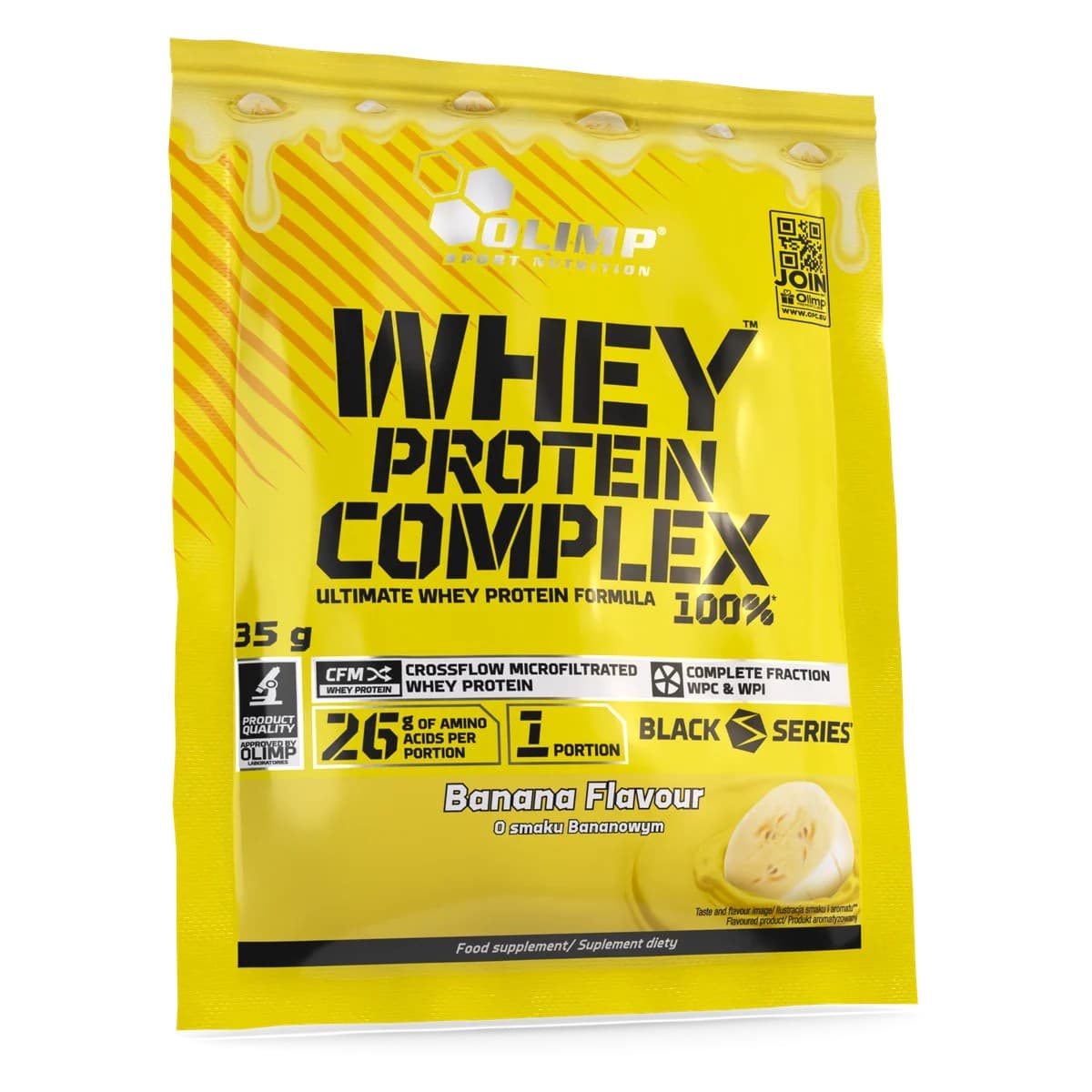 Olimp - Whey Protein Complex 100% – Olimp förpackning