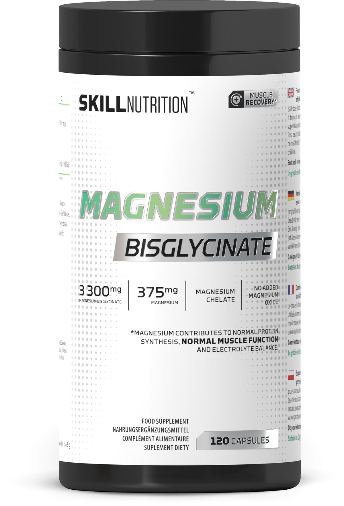 Skill Nutrition - Magnesium Bisglycinate – Skill Nutrition empaque
