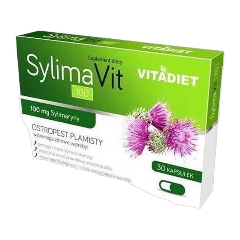 VitaDiet - Cápsulas de Silimarina 30 - 30 cápsulas – VitaDiet empaque