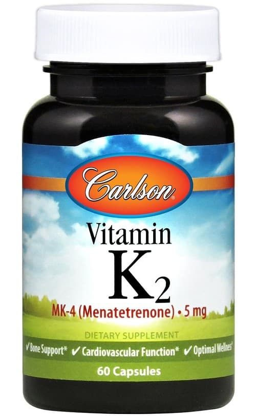 Carlson Labs - Vitamin K2 MK-4 5mg – Carlson Labs förpackning