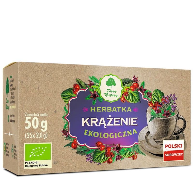 Dary Natury - Organic Circulation Tea – Dary Natury förpackning