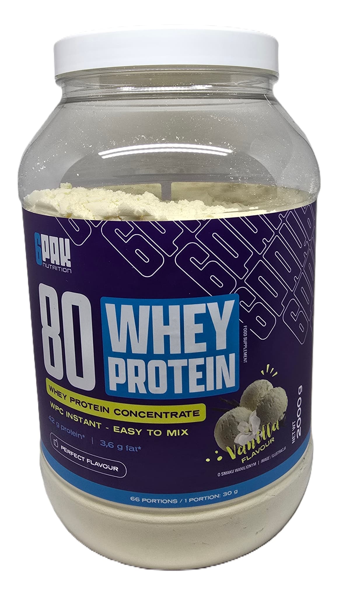 6Pak - 80 Whey Protein – 6PAK empaque