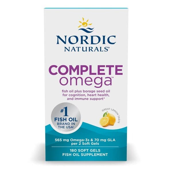 Nordic Naturals - Complete Omega 565mg Lemon – Nordic Naturals förpackning