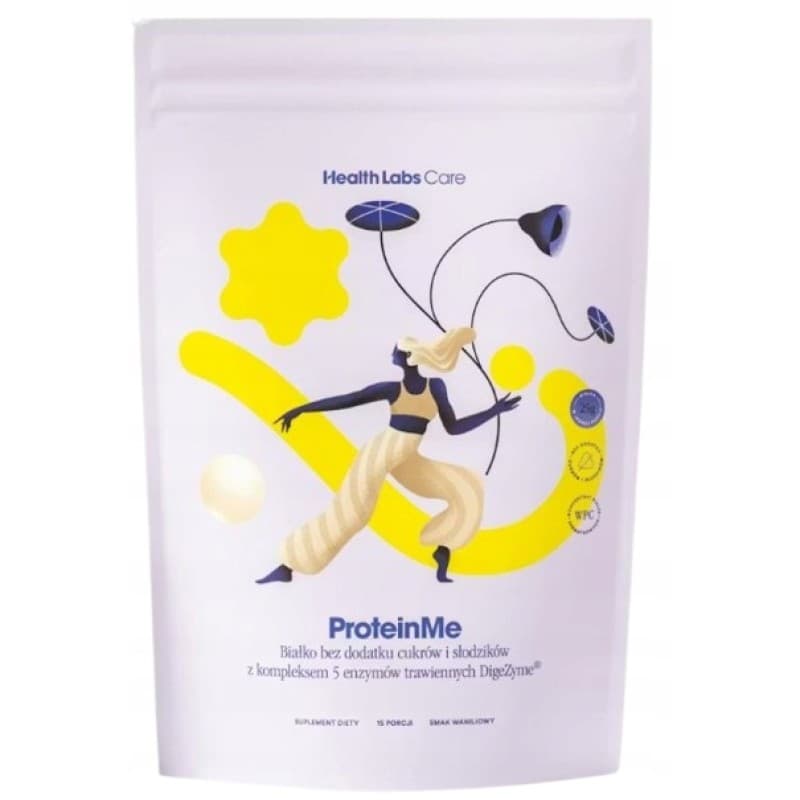 Health Labs Care - ProteinMe Vanilla Protein Powder 472.5g – Health Labs Care förpackning