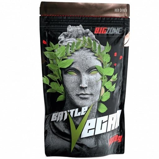 Big Zone - Battle Vegan - Schokolade-Haselnuss, 1000 g – Big Zone Verpackung