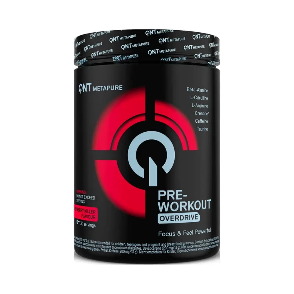 QNT Overdrive Pre-Workout – QNT förpackning